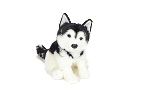 Teddy Hermann Husky sitzend 30 cm