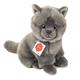 Teddy Hermann - Kartäuser Katze sitzend 20 cm