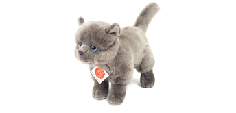 Teddy Hermann - Kartäuser Katze stehend, ca 20 cm