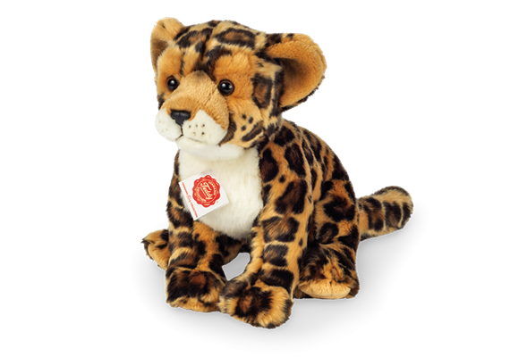 Teddy Hermann Leopard sitzend 27 cm