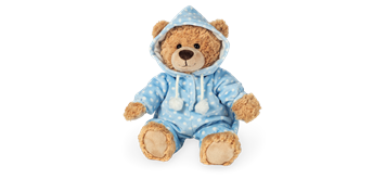 Teddy Hermann Schlafanzugbär blau 30 cm