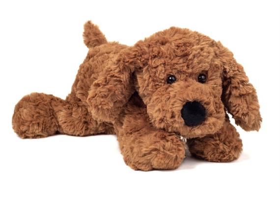 Teddy Hermann Schlenkerhund braun 28 cm