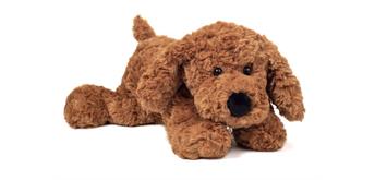 Teddy Hermann Schlenkerhund braun 28 cm