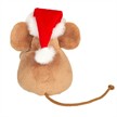 Teddy Hermann Weihnachtsmaus mit Geschenk braun 11 cm | Bild 2