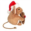 Teddy Hermann Weihnachtsmaus mit Lebkuchenmann braun 11 cm | Bild 3