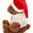 Teddy Hermann Weihnachtsteddy mit Pullover braun 30 cm | Bild 3