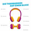 tigerbuddies - Kinder - Kopfhörer - Crazy Pink | Bild 3