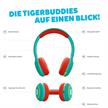 tigerbuddies - Kinder - Kopfhörer - Funky Green | Bild 3