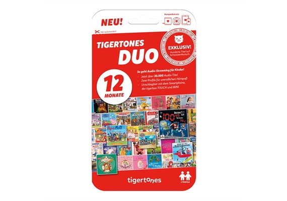 tigertones DUO - Ticket 12 Monate Swiss-Edition