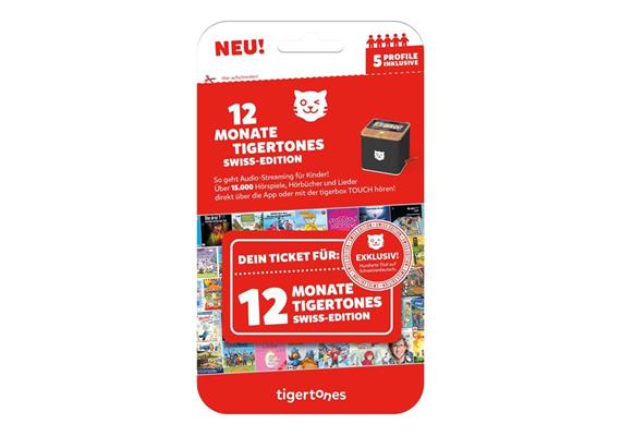 tigertones - Ticket 12 Monate Swiss-Edition