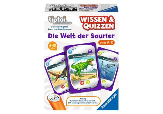 tiptoi® 00078 Wissen und Quizzen: Die Welt der Saurier