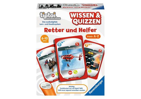 tiptoi® 00081 Wissen & Quizzen: Retter und Helfer