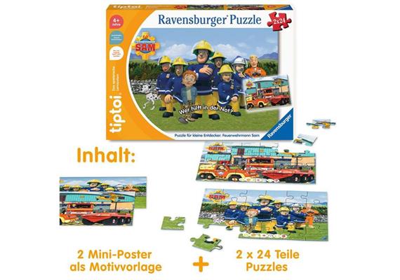 tiptoi® Puzzle 00139 Feuerwehrmann Sam