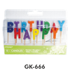Tortenkerzen in Buchstabenform Happy Birthday
