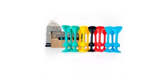 Tossit - Saugnapf-Darts - Family Pack rot/türkis/blau/gelb