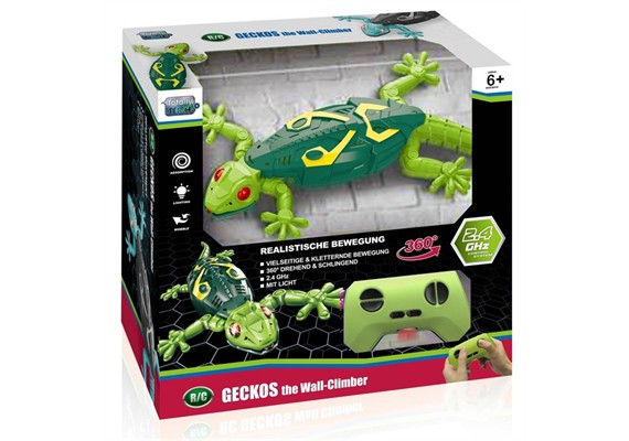 Totally Tech 80112 RC Gecko the Wall-Climber 2.4 Ghz