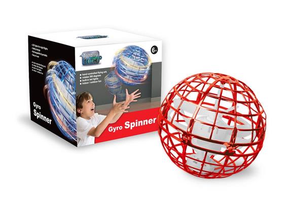 Totally Tech Gyro Spinner Flying Ball rot