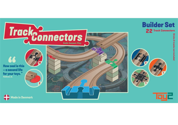 Track Connectors - Builder Set Medium - 22 Schienenverbinder