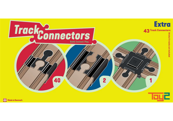 Track Connectors - Extra Set - 43 Schienenverbinder