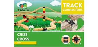 Track Connectors - Schienenverbinder - Kreuzung mit Verbinder