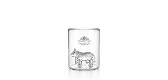Trauffer 0605 Schnapsglas mit Trauffer Kuh Switzerland 50ml