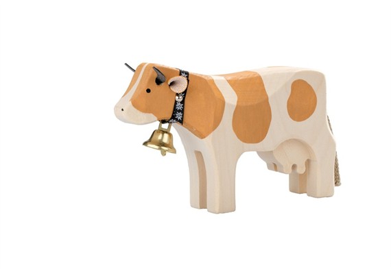 Trauffer 1016 Kuh 2 stehend Simmentaler ALTE FLECKEN