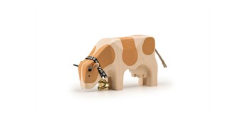 Trauffer 1020 Kuh 2 fressend Simmentaler ALTE FLECKEN