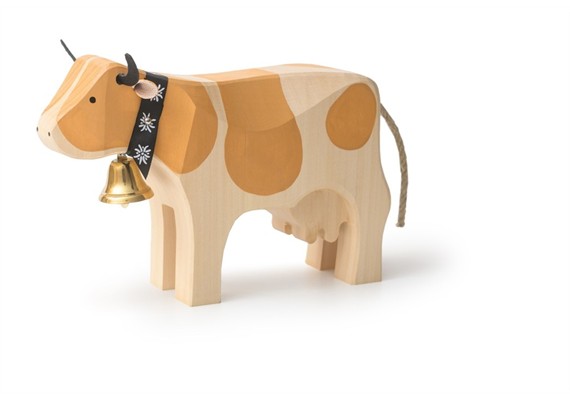 Trauffer 1024 Kuh 4 stehend Simmentaler ALTE FLECKEN