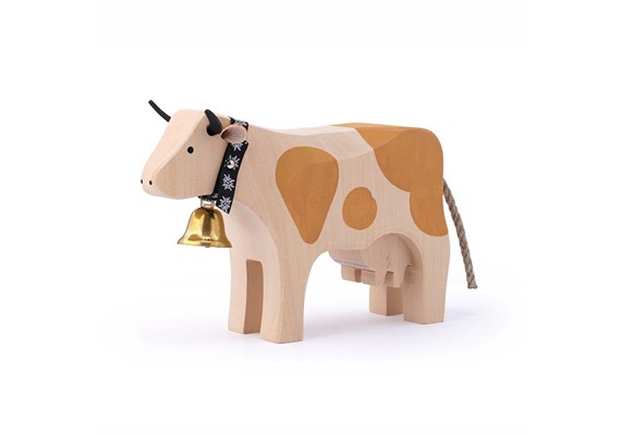 Trauffer 1028 Kuh 3 stehend Simmentaler 1028 NEUE FLEKCKEN