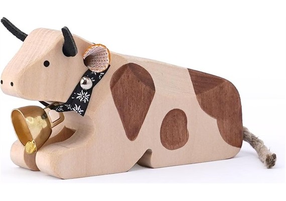 Trauffer 1068 Kuh 1 liegend Red-Holstein 1068 NEUE FLECKEN