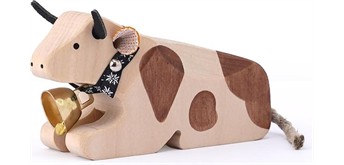 Trauffer 1068 Kuh 1 liegend Red-Holstein 1068 NEUE FLECKEN