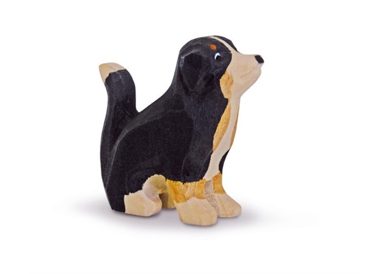 Trauffer 1962 Welpe Nora, handgeschnitzt