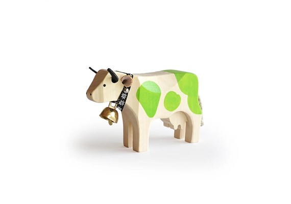 Trauffer Kuh 1 stehend zu Kids Uhr Grün