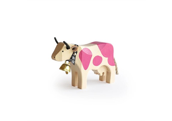 Trauffer Kuh 1 stehend zu Kids Uhr Pink