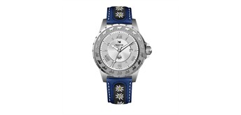 Trauffer TR-AL-01-SL-51 Uhr Alpenaufzug Stahl Silver