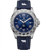 Trauffer TR-AL-03-SL-81 Damen-Uhr 3 Zeiger Jeans dunkel Stahl Blau 34mm