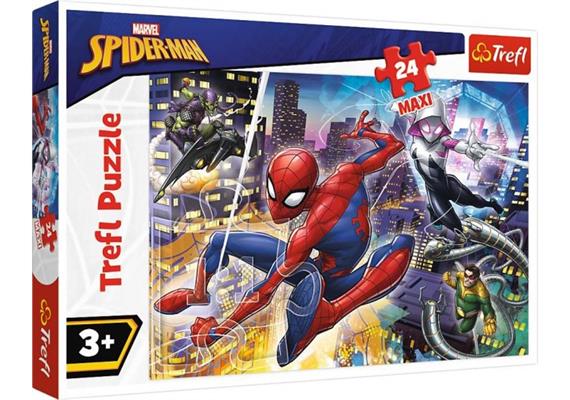 Trefl 14289 Puzzle – Furchtloser Spiderman
