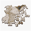 Trefl 20144 Holz Puzzle Land- und Wasserkarte 1000 Teile | Bild 3
