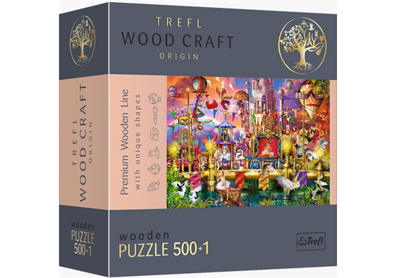 Trefl 20156 Holz Puzzle Magische Welt 500 Teile
