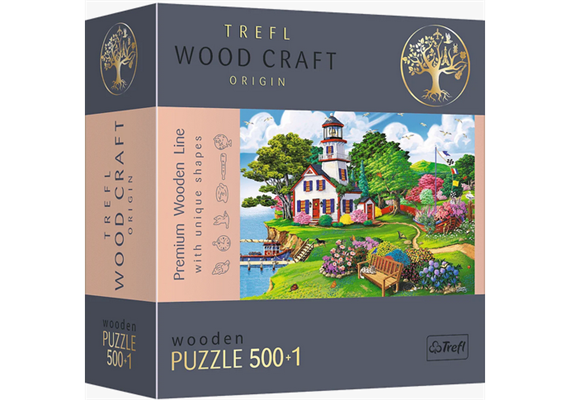 Trefl 20161 Holz Puzzle Sommer Oase 500 Teile