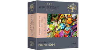 Trefl - Holz Puzzle (500+1 Teile) - Bunte Cocktail