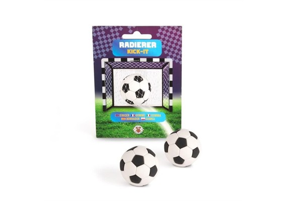 Trendhaus 963284 Fussball Radierer Kick-It 1 Stück