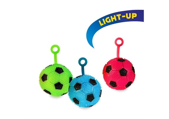 Trendhaus 967527 Light-Up Finger-Spielball 6 cm 1 Stück assortiert