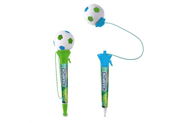 Trendhaus 967756 Kuli mit Ball-Schiess-Spiel 1 Stück assortiert