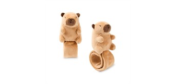 Trendhaus Plüsch Snap-Armband Capybara