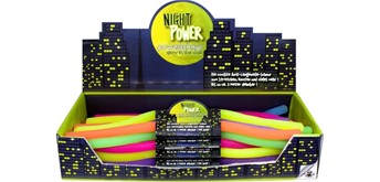 Trendhaus Powerschnur Glow in the Dark 1 Stück assortiert