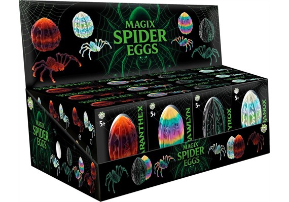 Triton-X 881726 MagiX Spider Eggs 1 Stück assortiert