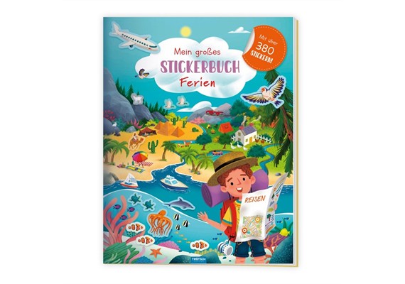 Trötsch 20147 Mein grosses Stickerbuch "Ferien"