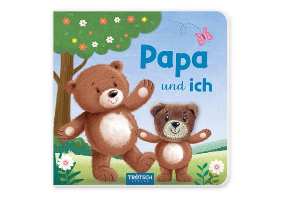 Trötsch 20154 Fingerpuppenbuch "Papa und ich"