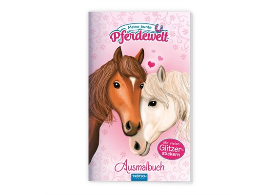 Trötsch 20293 Ausmalbuch "Bunte Pferdewelt"